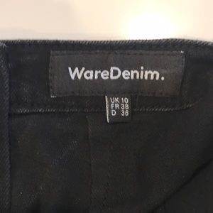Warehouse Skirts - Asos Warehouse Black Denim Skirt (Size 6) Warehouse Skirts - Asos Warehouse Black Denim Skirt (Size 6)